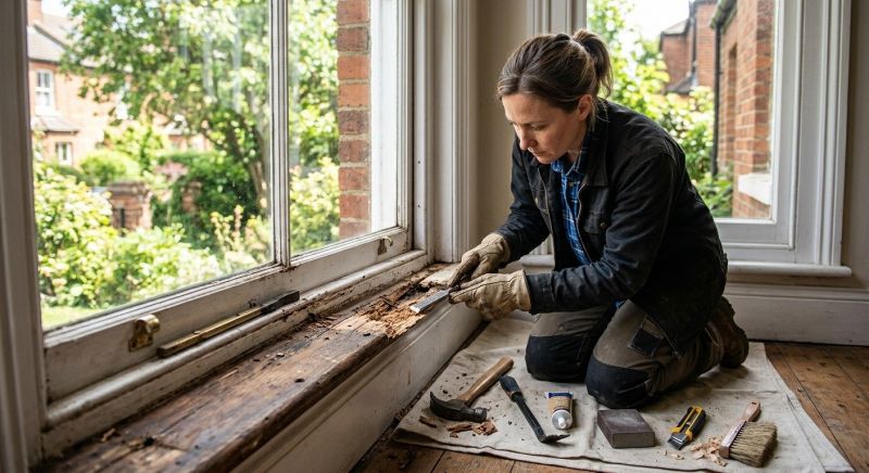 Window Sill Repair in Wilmington, NC