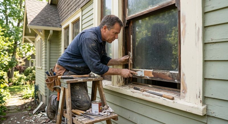 Wood Window Repair in Alpharetta, GA