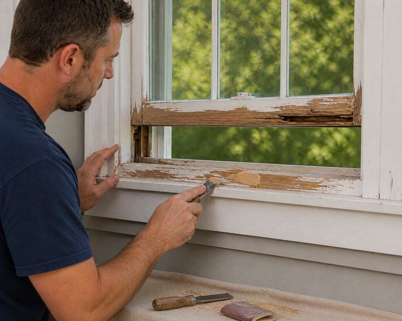 Wood Window Repair in Alpharetta, GA
